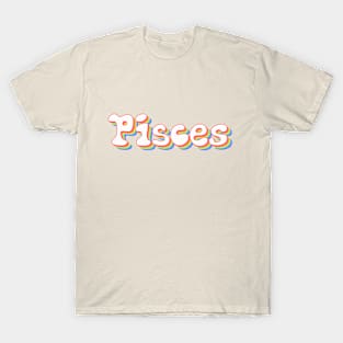 Retro Rainbow Pisces T-Shirt